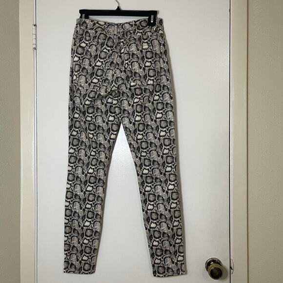 Good American Good Legs Snakeskin python beige print Skinny Jeans US 6/ 28 - Picture 4 of 6